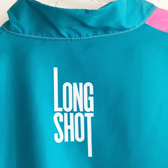 Long Shot Film Large Wind Breaker Jacket Color Block Seth Rogan Fred Flarsky - Picture 6 of 8